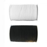 black and white elastic roll