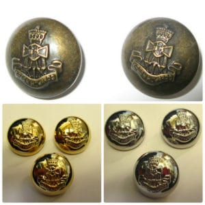 Antique Military Shank Buttons 21 mm Buttons £2.75 for 5 Buttons
