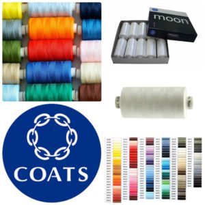 Coats Moon 120s Sewing Machine Polyester Thread 1000 Yards Reels 98p