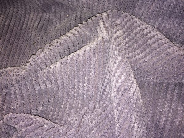 Denim Textured Curtain / Upholstery Fabric - 150 cm Wide - Denim