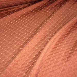 Textured Curtain / Upholstery Fabric - 150 cm Wide - Terracotta