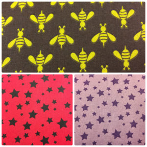 Uploaded ToDress Fabric - Cotton - 54" (135cm) Wide - Stars- Bees