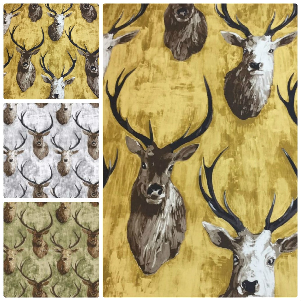 stag cotton dress fabric