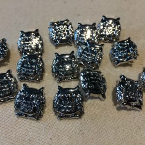 silver owl cover buttons