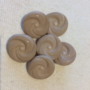 brown swirl cover button
