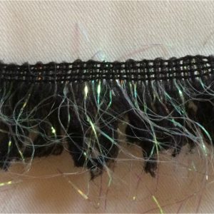 iredescent Looped Fringe Decorative Dress / Furnishing Trimming -1inch (2.5 cm)