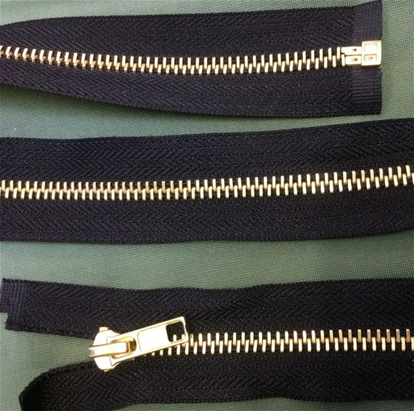 black and silver cheap zips - wholesale