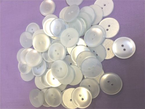 22 mm Pearl Cup Buttons £6.50 For 432 Buttons