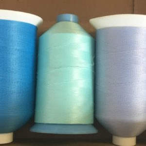 5 Blue Reels Bulk 80s Nylon Wooly Overlocking Sewing Thread 7000m