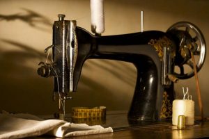 National Sewing Machine Month - Tailors sewing machine