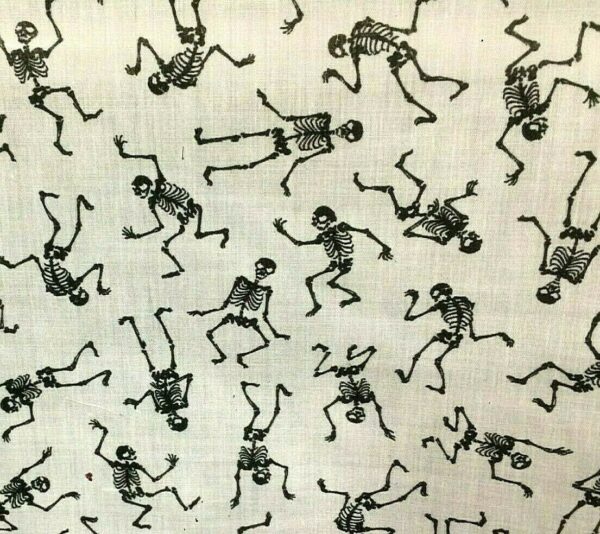 dancing skeleton dress fabric for craft wholesale fabrics and dress making