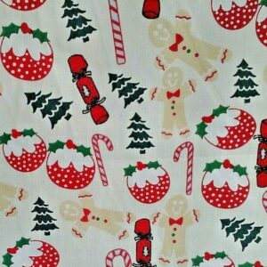 Christmas cotton dress fabric for craft wholesale fabrics