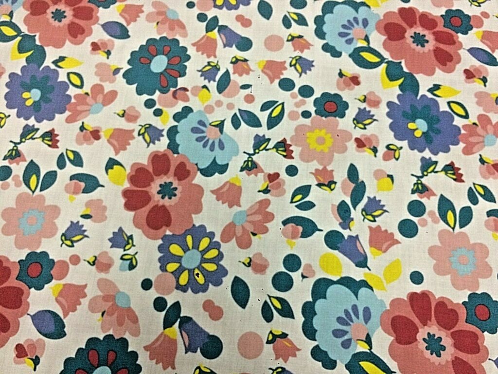 pink floral Dress Fabric for craft wholesale fabrics and dress making