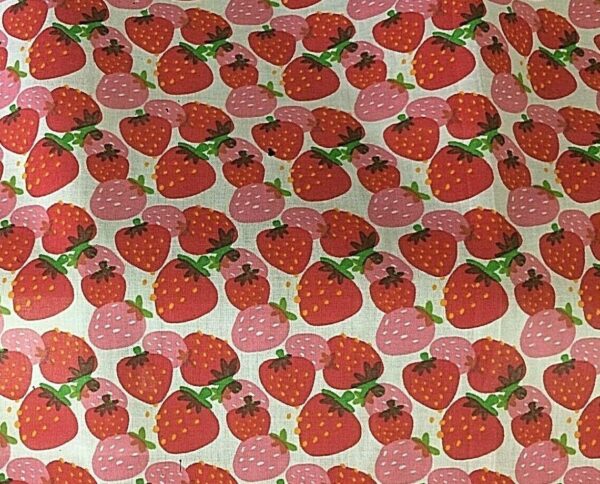 strawberry cotton dress fabric for craft wholesale dress making fabrics