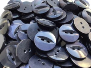 navy blue round fish eye buttons for craft wholesale haberdashery