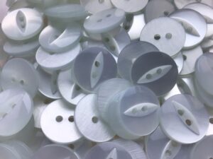 white round fish eye buttons for craft wholesale haberdashery