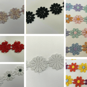 Guipure Daisy Lace All Colours Super Quality