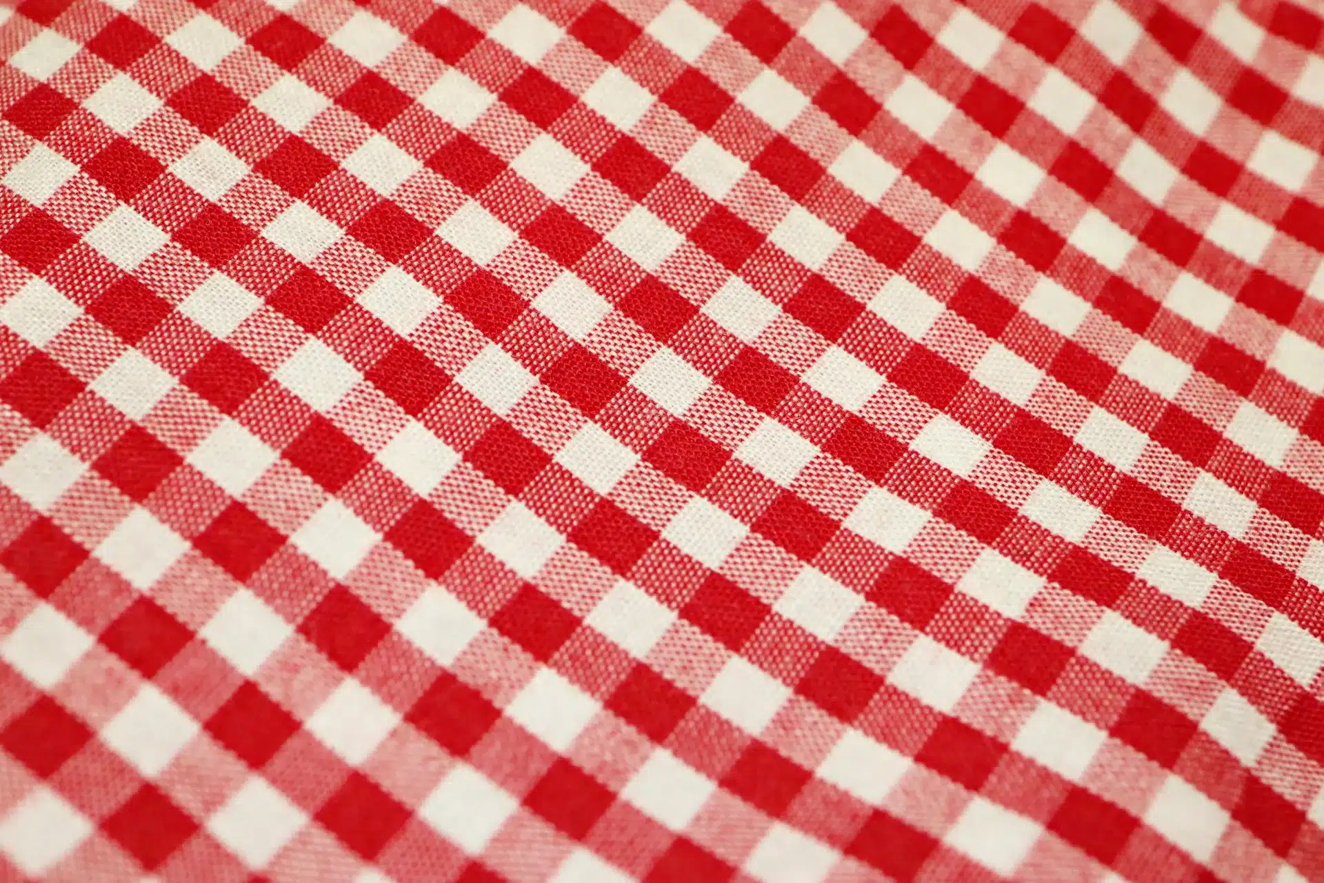 Dressmaking Fabrics - red and white chequer fabric
