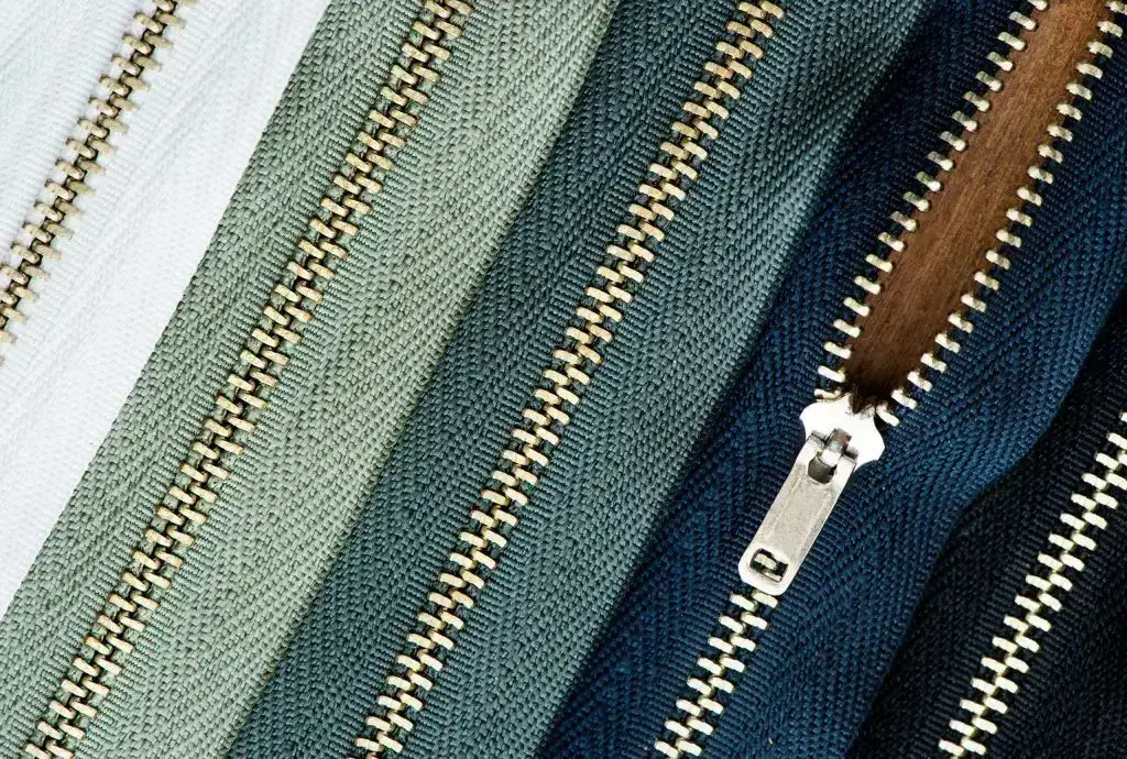 multi coloured zips