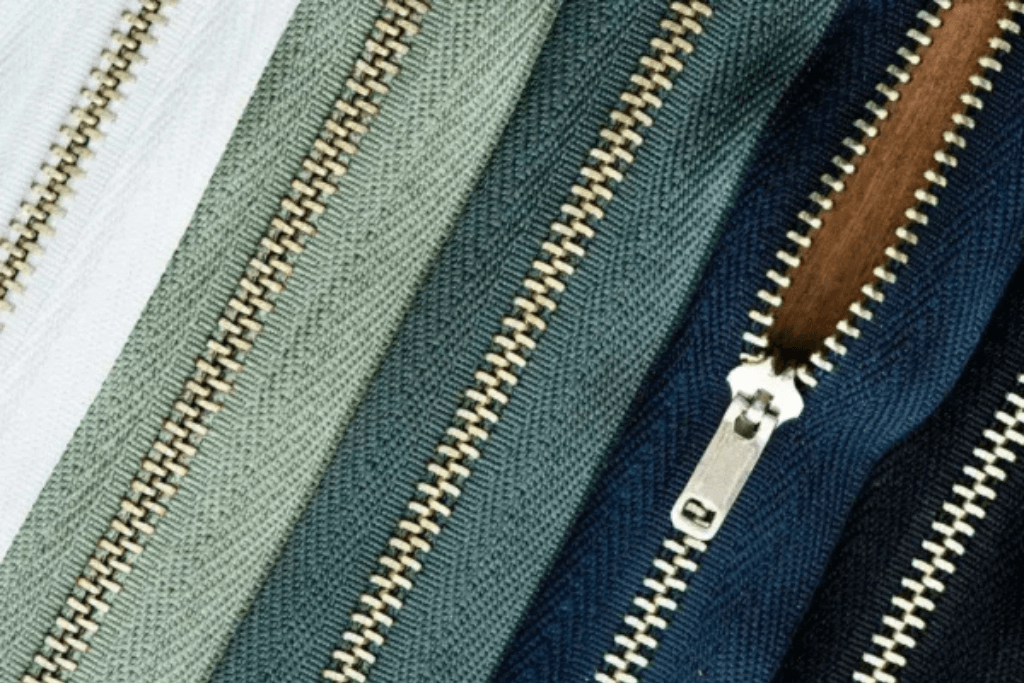 multi coloured zips