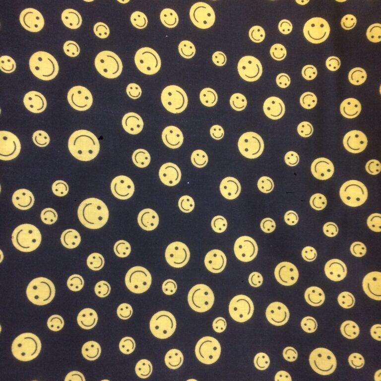 smiley face icon dress making fabric for craft wholesale fabrics